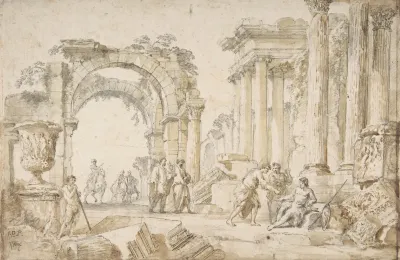 Figures In Classical Ruins