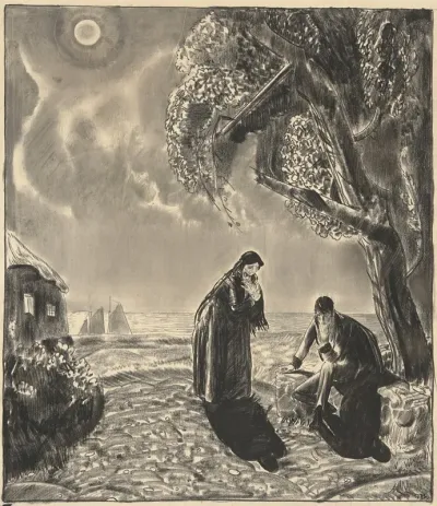 Figures In Moonlight