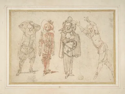 Figures In Theatrical Costumes 2