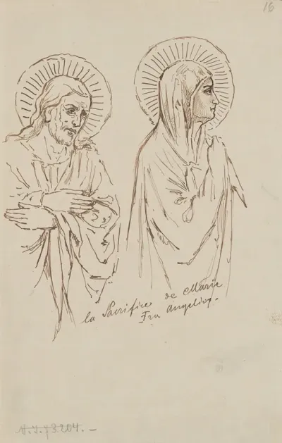 Figures Of Saints Treatments From The Paintings Of Fra Angelico