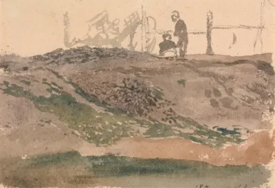 Figures On A Bank Kensington Gravel Pits