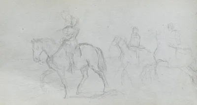 Figures On Horseback 2