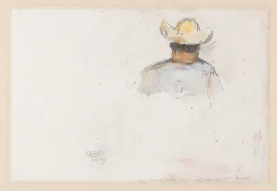 Figuurstudie Van Een Man Met Een Hoed