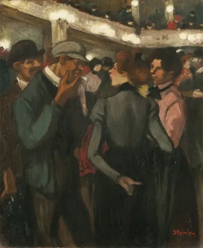 Filles Et Souteneurs Au Moulin Rouge