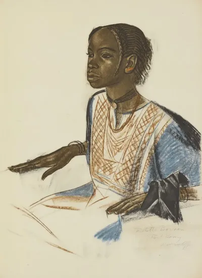 Fillette Bornou Fort Lamy