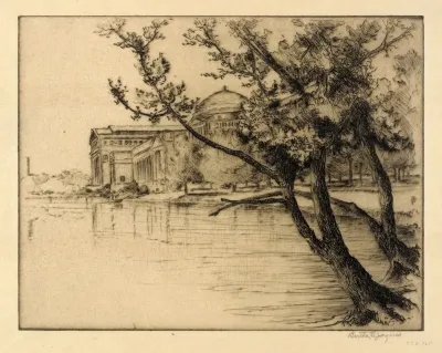 Fine Arts Building Looking West