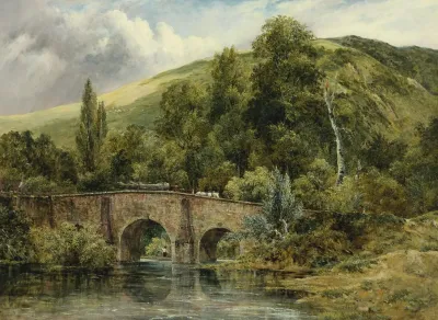 Fingle Bridge On The River Teign East Devon