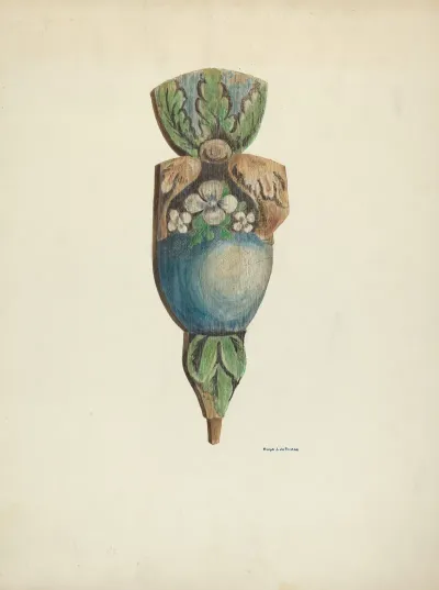 Finial From Reredos