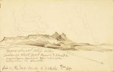 Fire In The Bad Lands Of Dakota