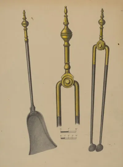 Fire Tongs And Shovel