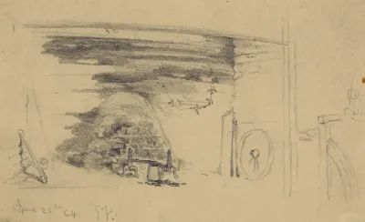 Fireplace In Negro Hut