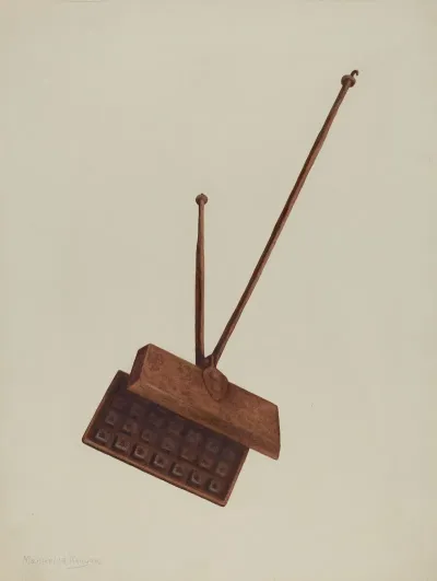 Fireplace Waffle Iron
