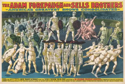 First Amercian Appearance Of The Great Troupe Octavians From The Scalla Theatre Milan Italy
