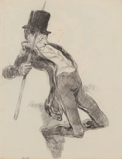 Fisherman Falling In The Water