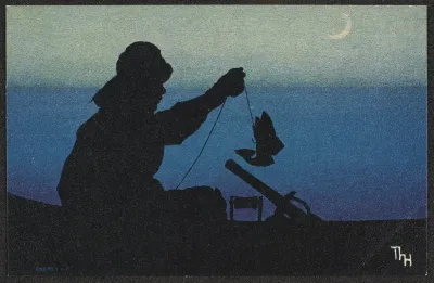 Fisherman In Silhouette
