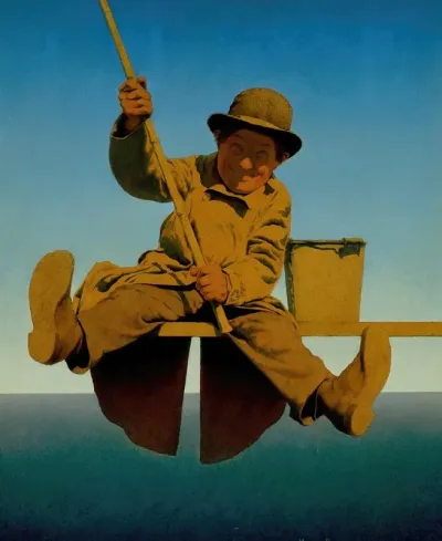 Fisherman On Pier