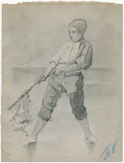 Fisherman With Net
