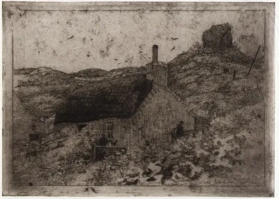 Fishermans Hut On The Hill Isle Of Man