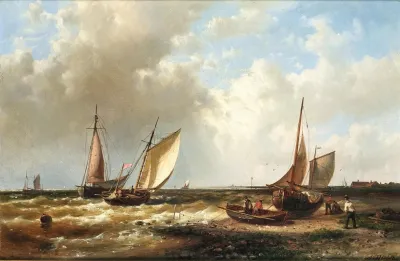 Fishermen At The Seaside 2