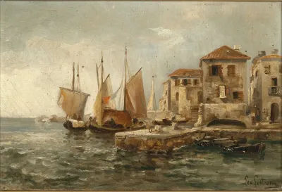 Fishermen In The Harbour Of Volosco