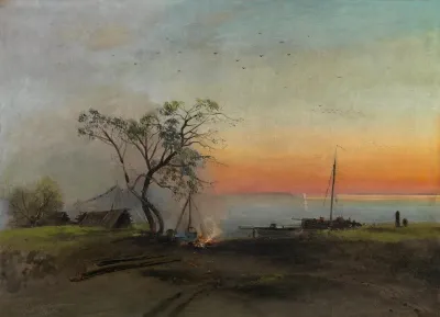 Fishermen On The Volga