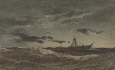Fishing Boat At Sea