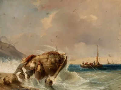 Fishing Boat At The Seaside