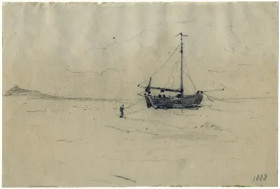 Fishing Boat Boat On The Seashore