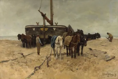 Fishing Boat On The Beach