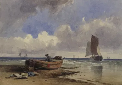 Fishing Boat On The Shore At Hastings