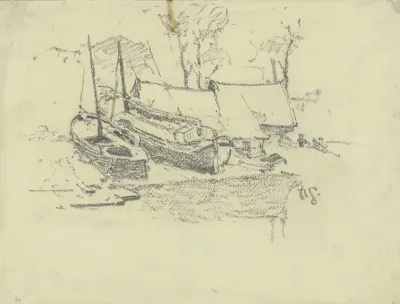 Fishing Boats At The Beach