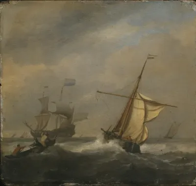 Fishing Boats In A Gabe