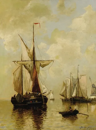 Fishing Boats In The Harbor