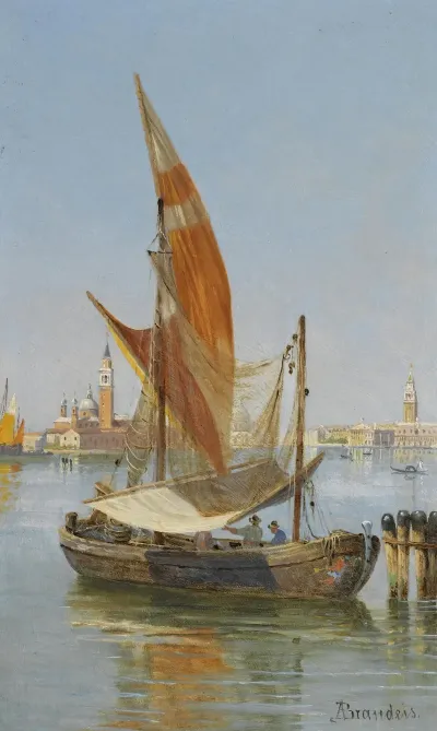 Fishing Boats In The Lagoon Venice 2