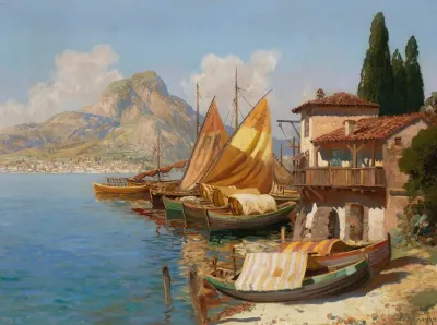 Fishing Boats On The Coast