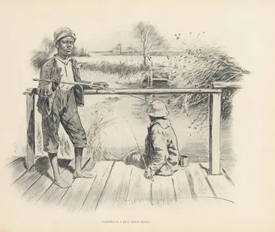 Fishing In A Rice Field Ditch 2