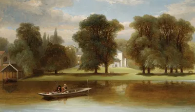 Fishing On The Thames At Twickenham