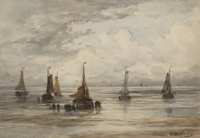 Fishing Vessels At The Shore