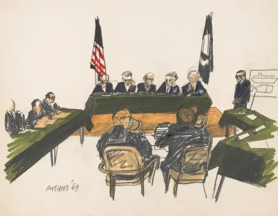 Five Admirals At A Court Of Naval Inquiry Led By Vice Admiral Harold G Bowen Jr In Coronado California
