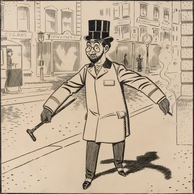 Five Comic Strip Frames Of Man With String Tied Around His Finger Pl 3