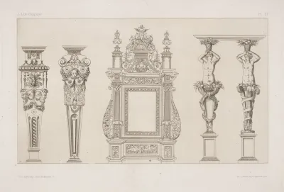 Five Designs For Columns Or Other Supports