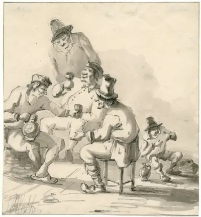 Five Drinking Men