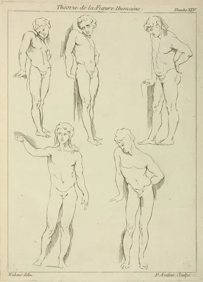Five Male Figures