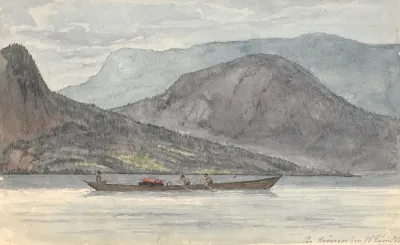 Fjordlandskab Med Robad