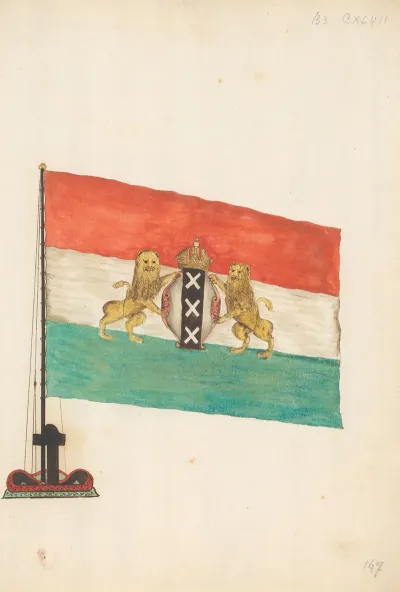 Flag Of Amsterdam