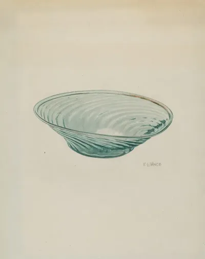 Flat Glass Bowl