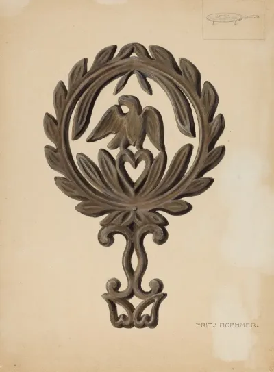 Flat Iron Holder 12