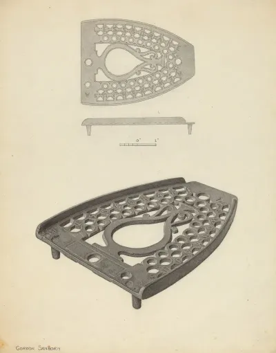 Flat Iron Holder 13