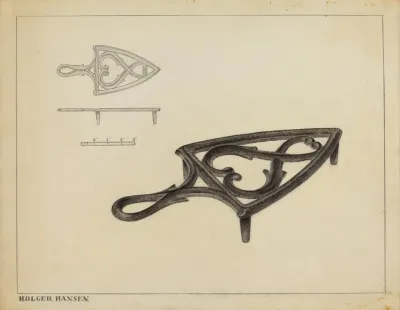 Flat Iron Holder 19