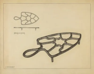Flat Iron Holder 24